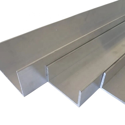 Polished T3-T8 Aluminum U Channel Profile Extrusion for Customized Shower Room Decoration