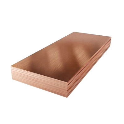 Chemical Composition Cu Min 99.5% T2 Copper Plate Foil 3mm for Industrial Applications