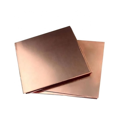 Chemical Composition Cu Min 99.5% T2 Copper Plate Foil 3mm for Industrial Applications