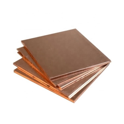 Chemical Composition Cu Min 99.5% T2 Copper Plate Foil 3mm for Industrial Applications