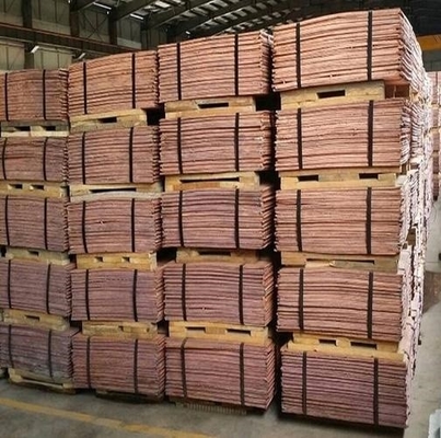 99.9%-99.99% Purity Copper Cathode Plate Custom Copper Sheet for Electrical Applications