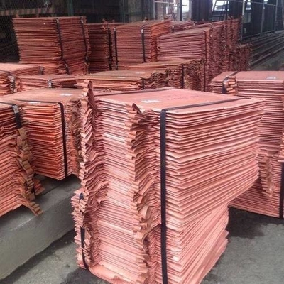 99.9%-99.99% Purity Copper Cathode Plate Custom Copper Sheet for Electrical Applications