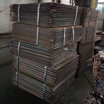 99.9%-99.99% Purity Copper Cathode Plate Custom Copper Sheet for Electrical Applications