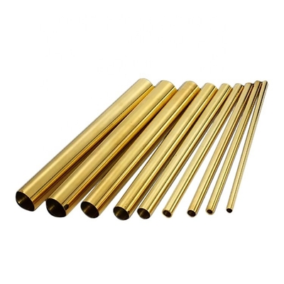 H62 H59 Brass Copper Tube Pipe For Light Joint Pipe With Customized Outside Diameter