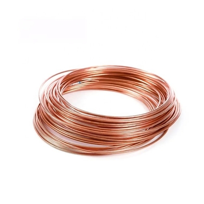 Square 1mm 2mm 3mm Coil Capillary Pipe Tube Ac Copper Pipe Roll 3/8 1/4 Custom Size For Air Conditioner