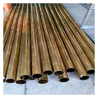 Custom Shape Copper Tube Insulated Round Brass Pipe Length 15meters or customized