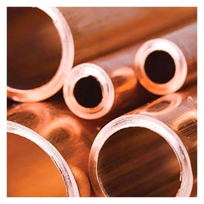 Astm Thin Copper Pipe Copper Electrobe Tube Brass Plumbing Pipes for Plumbing Systems