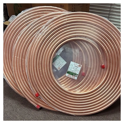 Customized Air Conditioner Copper Tube Coil with Cutting Service Round Brass Pipe