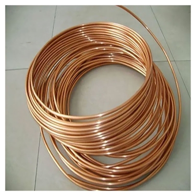 Customized Air Conditioner Copper Tube Coil with Cutting Service Round Brass Pipe