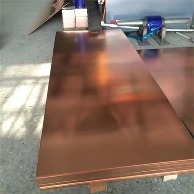 ASTM Customized H62 H65 H68 H70 H80 H90 Tp1 Tp2 Tu1 Tu2 T2 C1011 C1100 Red Copper Sheet