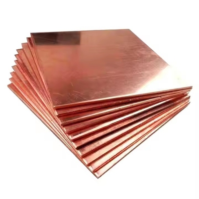 ASTM Customized H62 H65 H68 H70 H80 H90 Tp1 Tp2 Tu1 Tu2 T2 C1011 C1100 Red Copper Sheet