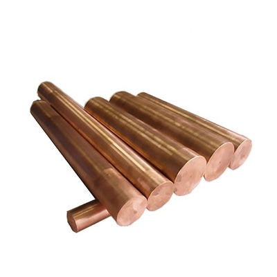 Non-Alloy Direct Square Round Copper Bar Customized Color 99.99% Pure Copper Earth Rod