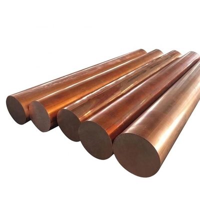 99.99% Round Copper Rod Bar C12200 C18980 C15715 Chemical Composition Cu Min 99.995%