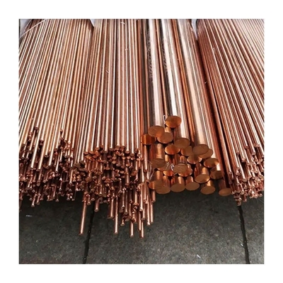 8mm 12mm 16mm Diameter Copper Ground Rod C12100 C1100 Pure Copper Bar with Standards