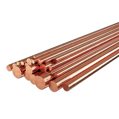 8mm 12mm 16mm Diameter Copper Ground Rod C12100 C1100 Pure Copper Bar with Standards