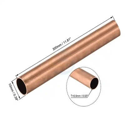 C10200 C12200 C2400 Copper Pipe Tube For Air Conditioners , Brass Hollow Pipe