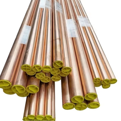 Customized Copper Tube for Split AC 1/2 3/4 inch Outer Dia Cu 99.99% EXW/FOB/CFR/CIF