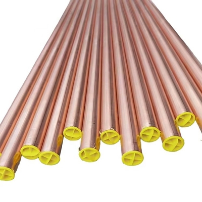 Customized Copper Tube 1/2 3/4 inch Outer Dia for Split AC Copper Pipe in Conditioner