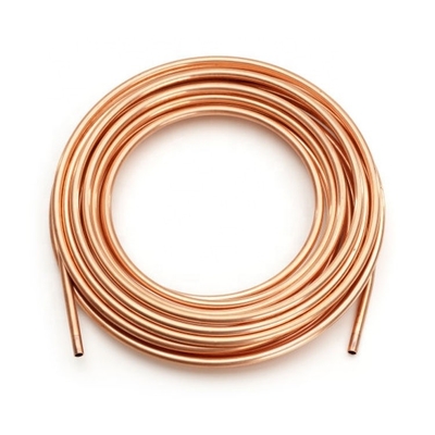 Pure Copper Tube for Wall Thickness 0.1mm 120mm in Air Condition Or Refrigerator
