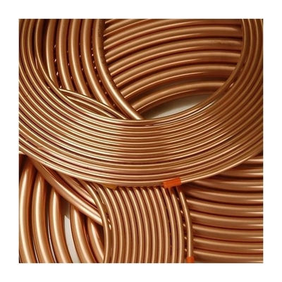 Antique Soft Coil Copper Pipe 3/8 Roll Pancake Copper Coil Tube for Air Conditioner