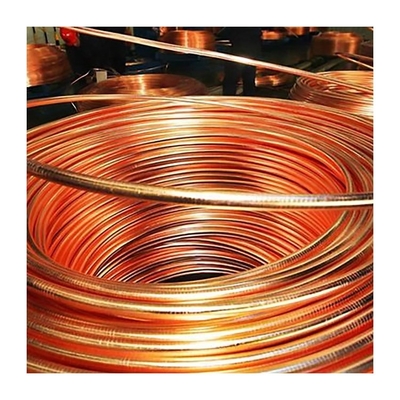 Corrosion Resistant Soft Coil Type Copper Pipe 3/8 Roll Pancake for Air Conditioner