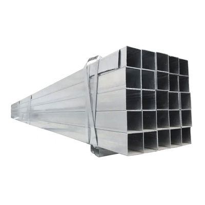 Black/Galvanized Metal Pipe Welded Square Steel Pipe Hollow Section with Length 1-12M