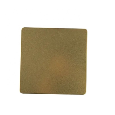 Gold Mirror Stainless Steel Sheets For Decorative With Theoretical Weight Alloy Not