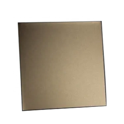 Gold Mirror Stainless Steel Sheets For Decorative With Theoretical Weight Alloy Not