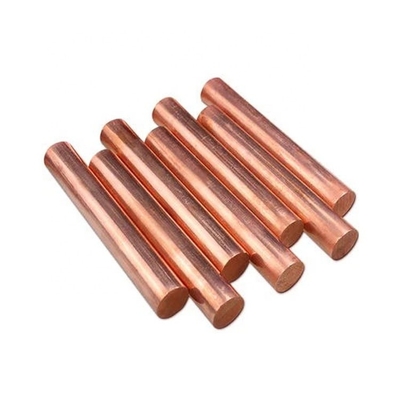 99.99% Round Copper Rod Bar C12200 C18980 C15715 Chemical Composition Cu Min 99.995%