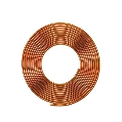 Surface Polished T1 T2 T3 C2400 Pancake Copper Coil Tube for Air Conditioner Per Meter