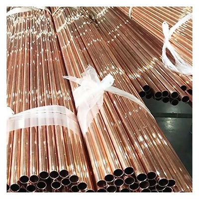 Standard GB ASTM JIS Straight Copper Pipe Tube For Water And Air Conditioner