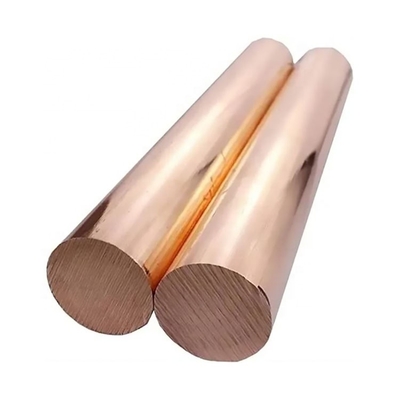 Electrician 99.99% Pure Brass Rod Red Copper Rod Customized Non-Alloy Bright Copper Bar